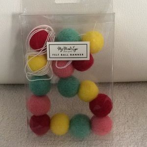 My Mind’s Eye Felt Ball Party Banner